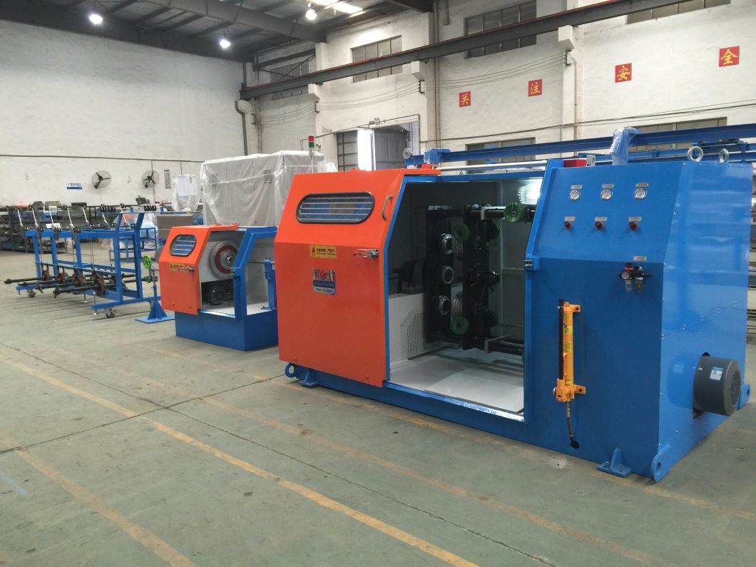 1.0-2.52mm Cable Copper Wire Conductor Making Twisting Bunching Stranding Extrusion Machine