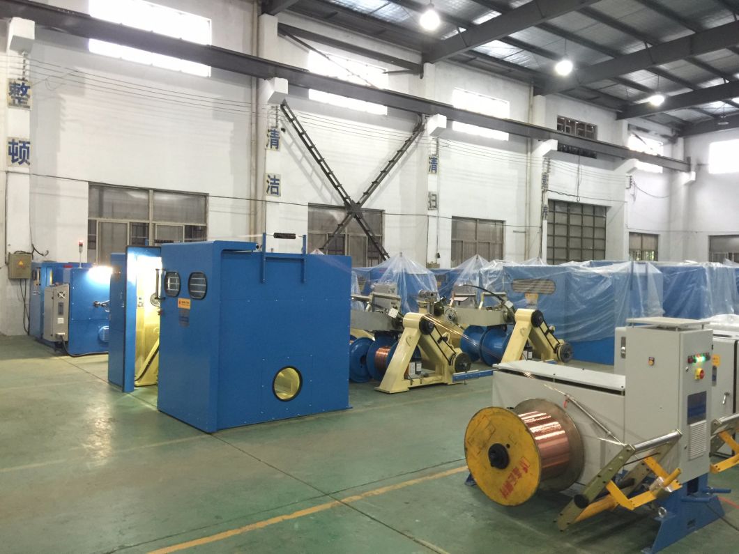 FC-1+6+12coppertinned Wire 0.03-0.64mm Enamelling Drawing Bunching Twisting Making Machine