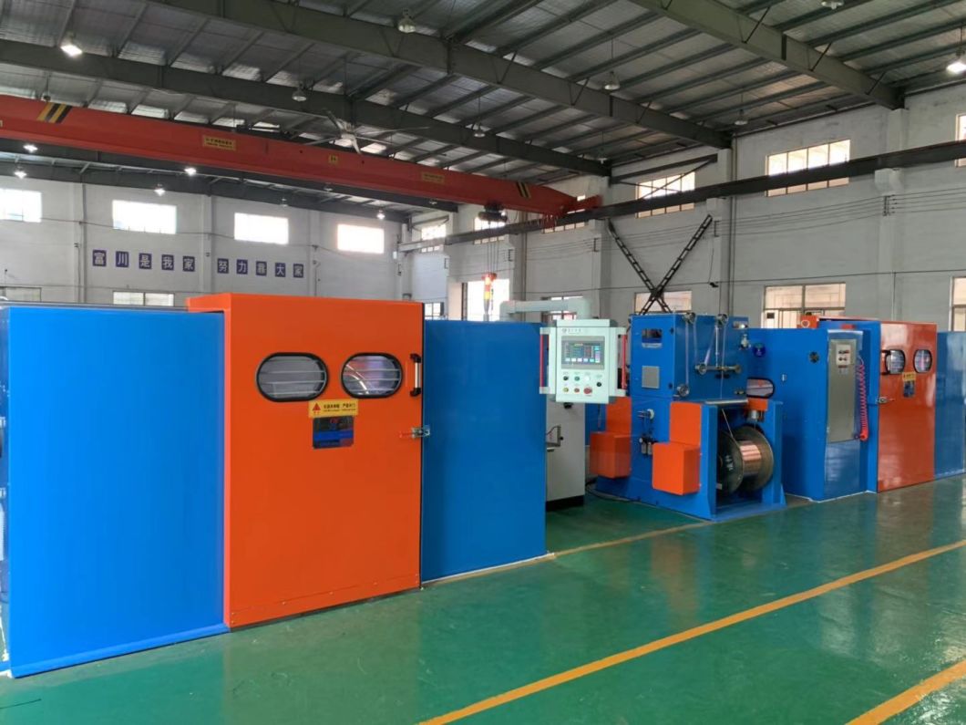 0.04-2.53mm Electrical Copper Cable Wires Twisting Winding Bunching Extrusion Twist Bunchers Machine