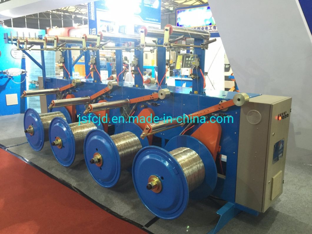 0.05-2.52mm Tinned Copper Wire Twisting Enamelling Making Buncher Stranding Machine Machinery