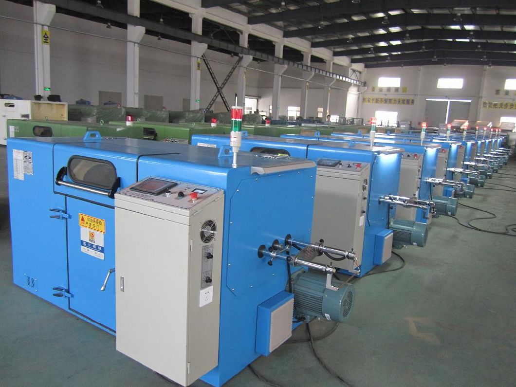Bare Copper Wire 0.03-0.52mm Twisting Double Twister Wire Making Bunching Machine