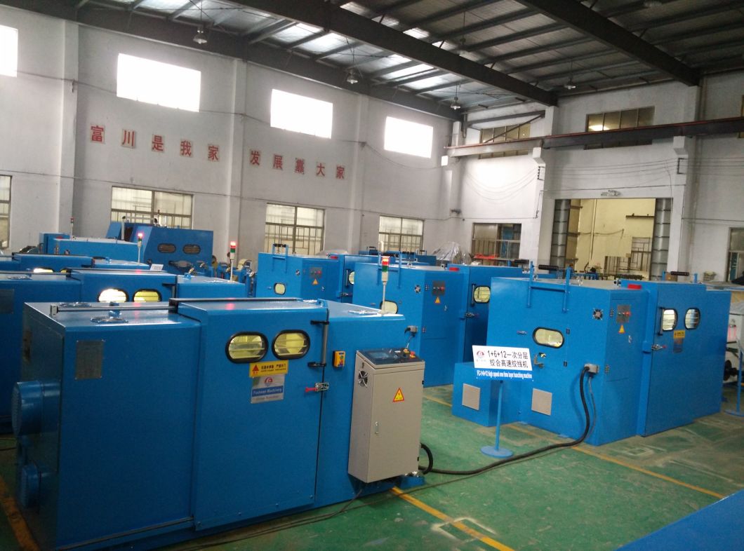 Bare Copper Cable Wire Twister Bunching Twisting Stranding Winding Extrusion Extruder Drawing Coiling Recycling Making Tubular Cutting Machine