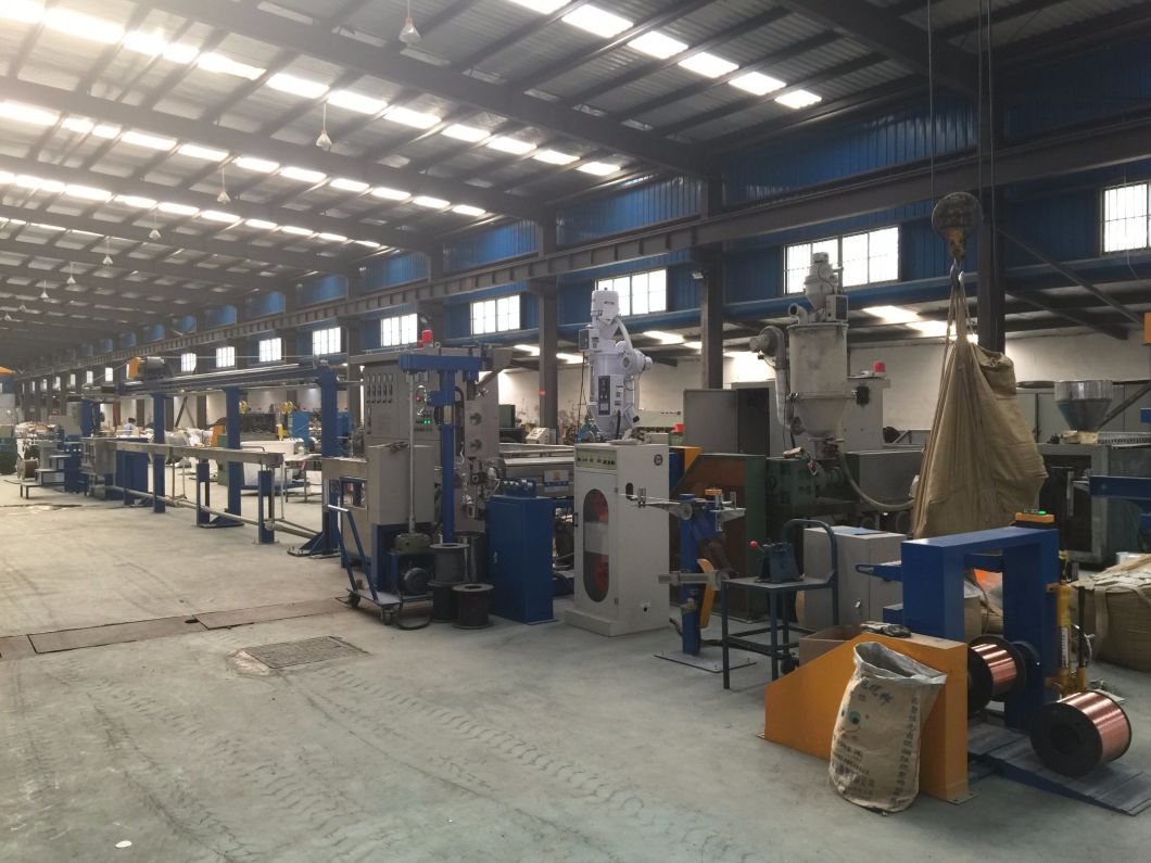 PVC, PP, PE, PTFE, TPU Plastic Material Extrusion Cable Wire Bunching Twisting Rewinding Winding Coiling Machine