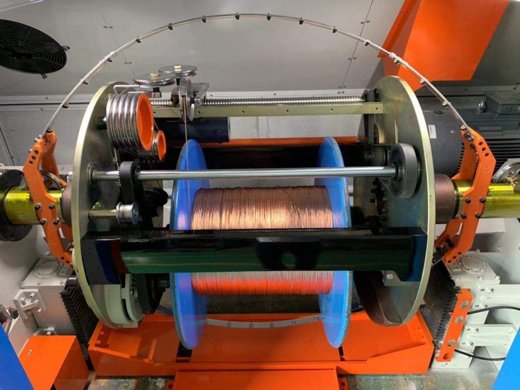 0.04-2.53mm Electrical Copper Cable Wires Twisting Winding Bunching Extrusion Twist Bunchers Machine