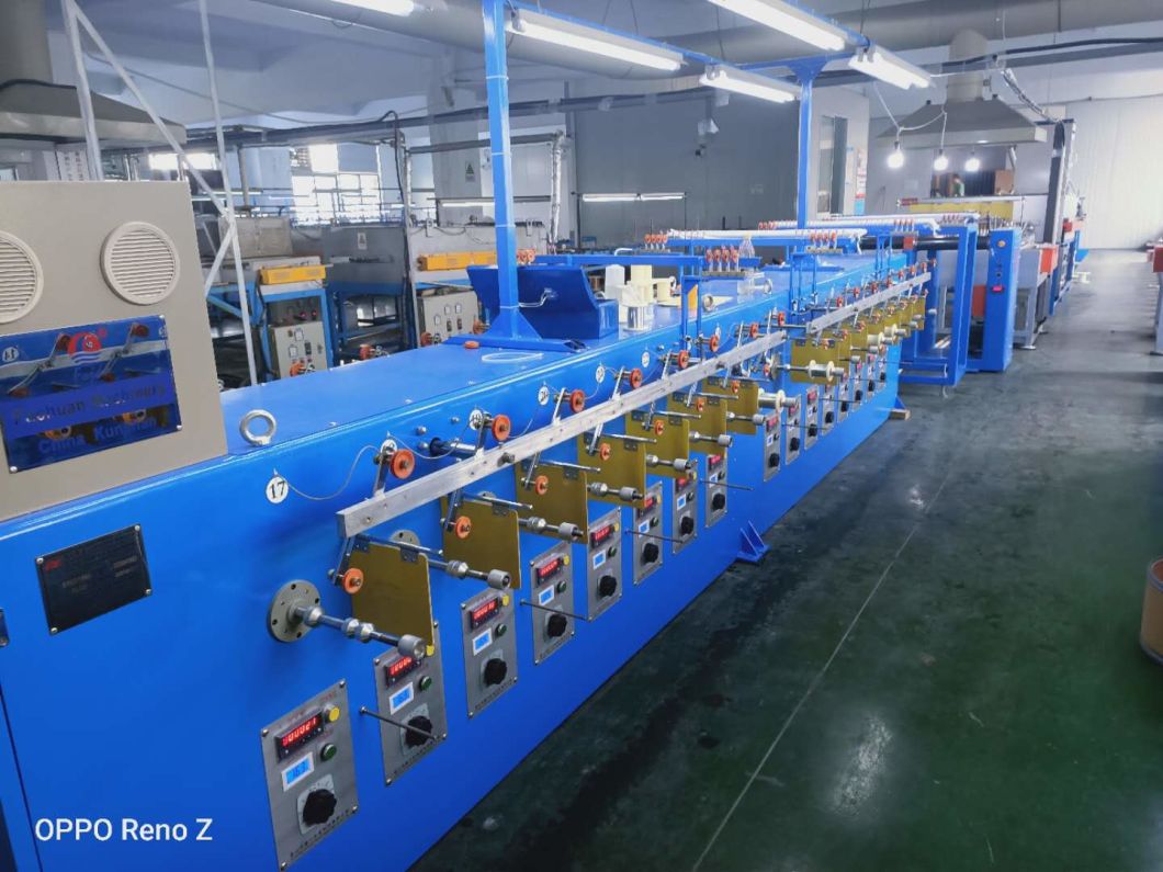 0.05-2.52mm Copper Alloy Steel Wire Annealing Tinning Stranding Buncher Extrusion Bunching Drawing Twisting Machine