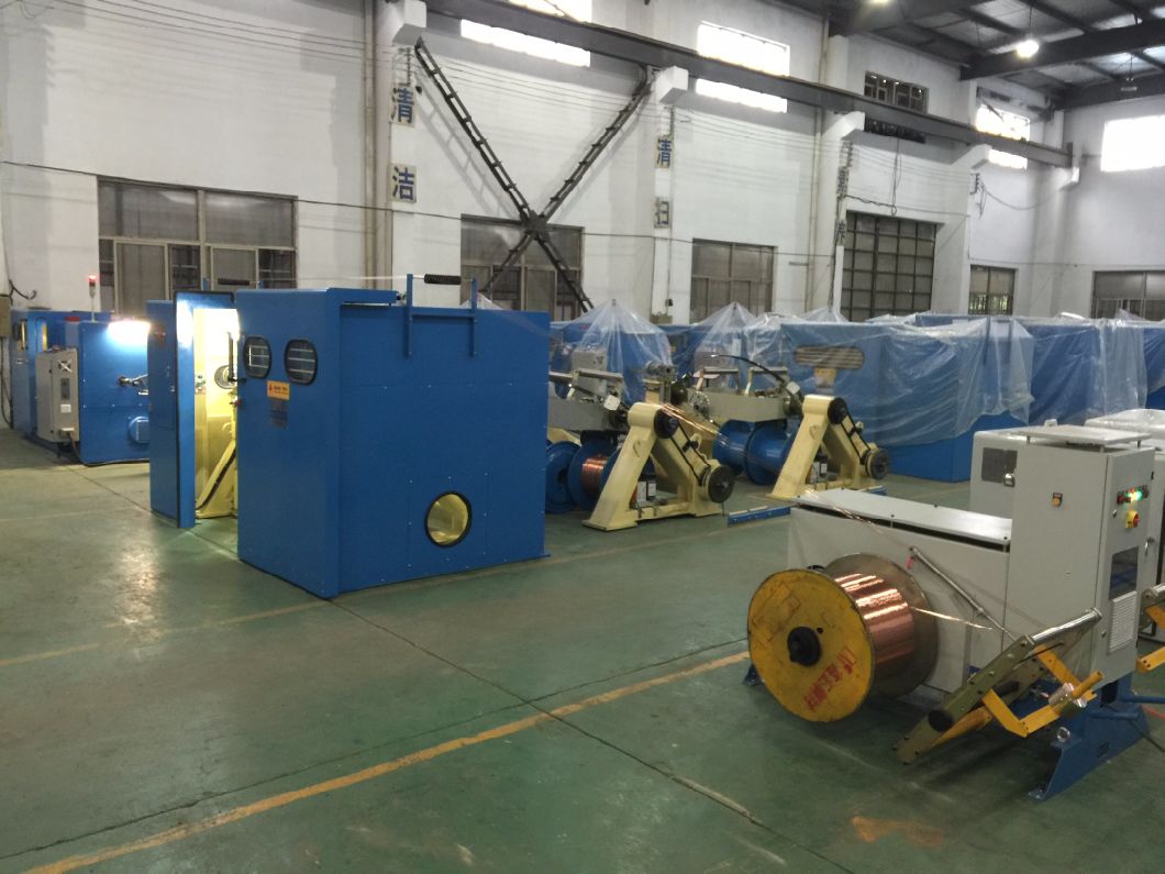 FC-1+6+12coppertinned Wire 0.03-0.64mm Enamelling Drawing Bunching Twisting Making Machine