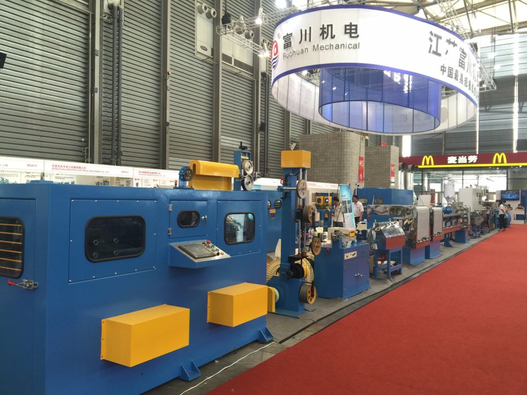 Plastic PVC PP PE Cable Wire Extruder Machinery Extrusion Bunching Buncher Winding Coiling Machine