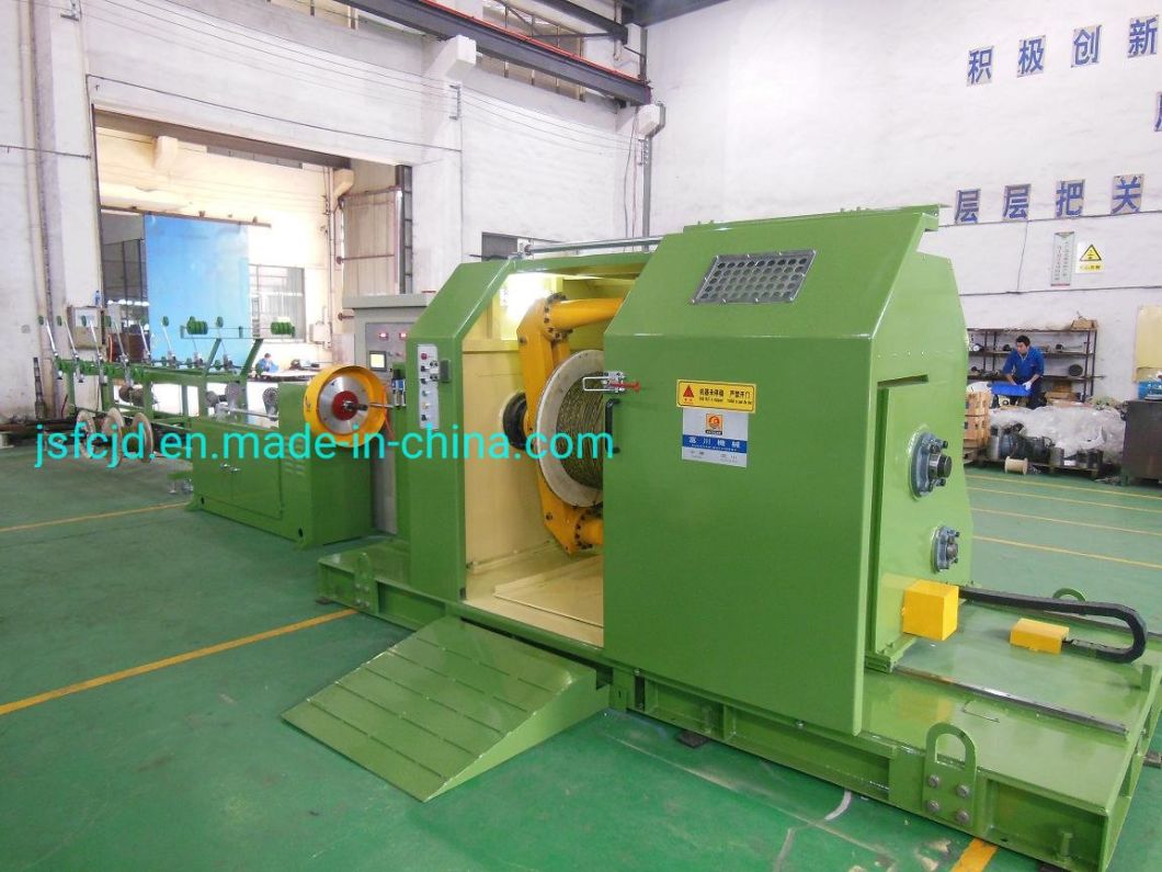 Bare Copper Wire Making Bunchers PLC Control 0.05-0.64mm Wire Single Twister Double Twisting Machine