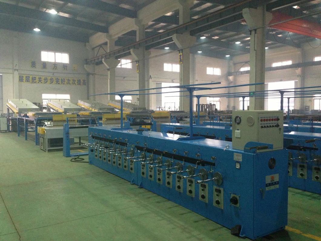 0.03-0.64mm Electrical Alloy Copper Wire Annealing Tinning Making Extrusion Bunching Machine