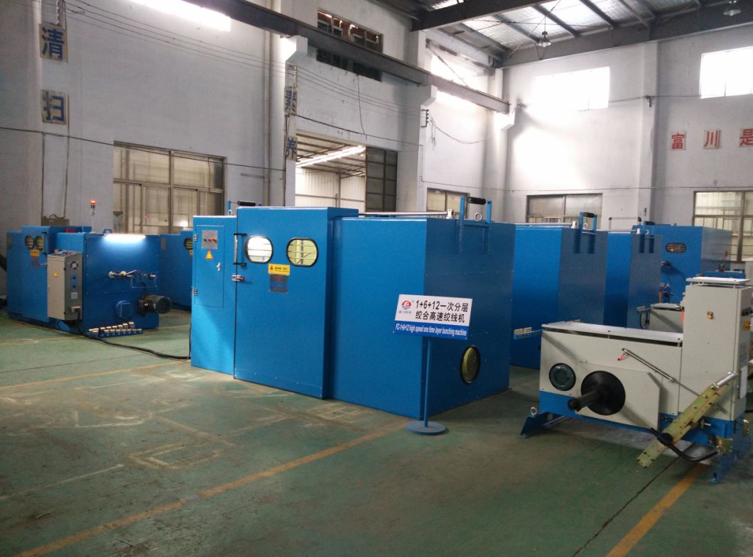 Bare Cable Copper Wire 0.03-2.52mm Buncher Bunching Twisting Enamelling Making Machine