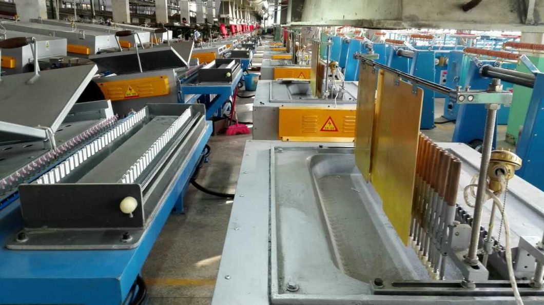 Copper Wire Electrical Cable Making Annealing Tinning Stranding Bunching Drawing Machine