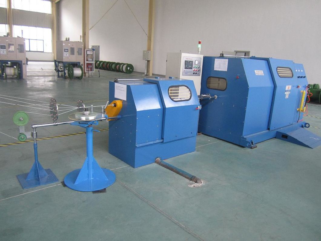 1.0-2.52mm Cable Copper Wire Conductor Making Twisting Bunching Stranding Extrusion Machine