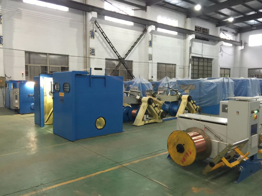 FC-1+6+12coppertinned Wire 0.03-0.64mm Enamelling Drawing Bunching Twisting Making Machine