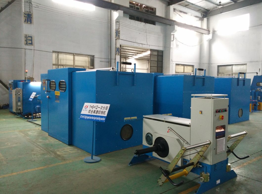 Bare Copper Cable Wire Twister Bunching Twisting Stranding Winding Extrusion Extruder Drawing Coiling Recycling Making Tubular Cutting Machine