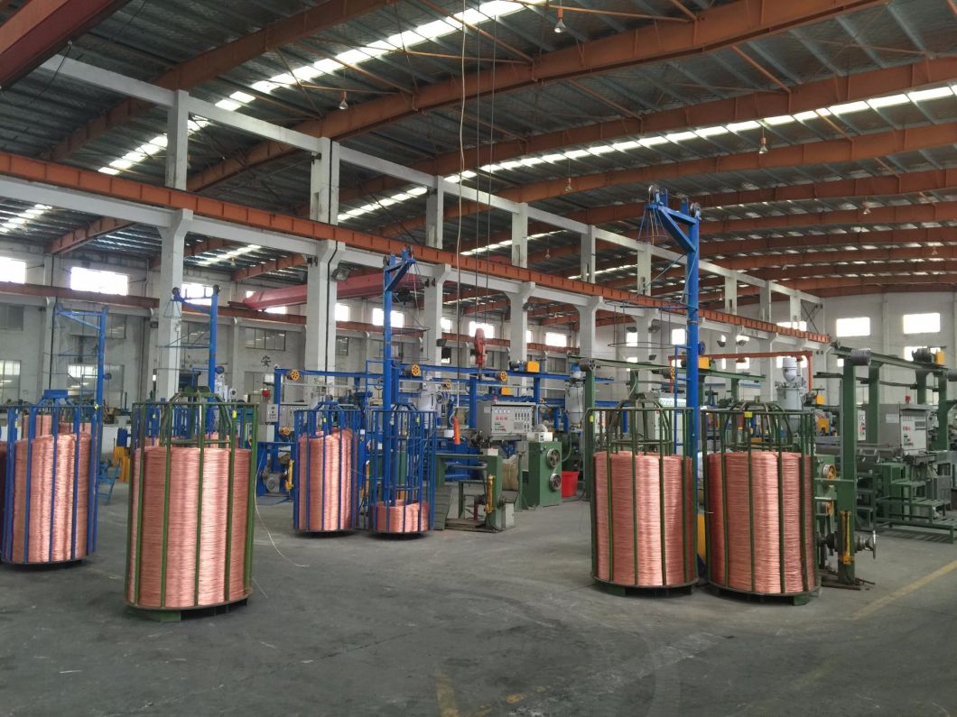 PVC, PP, PE, PTFE, TPU Plastic Material Extrusion Cable Wire Bunching Twisting Rewinding Winding Coiling Machine