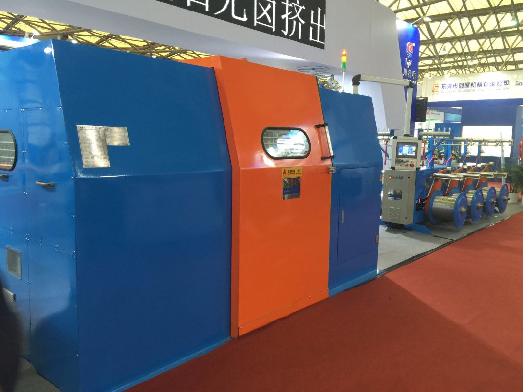 0.05-2.52mm Copper Conductor Wire and Cable Making Twisting Stranding Bunching Buncher Winding Coiling Machine