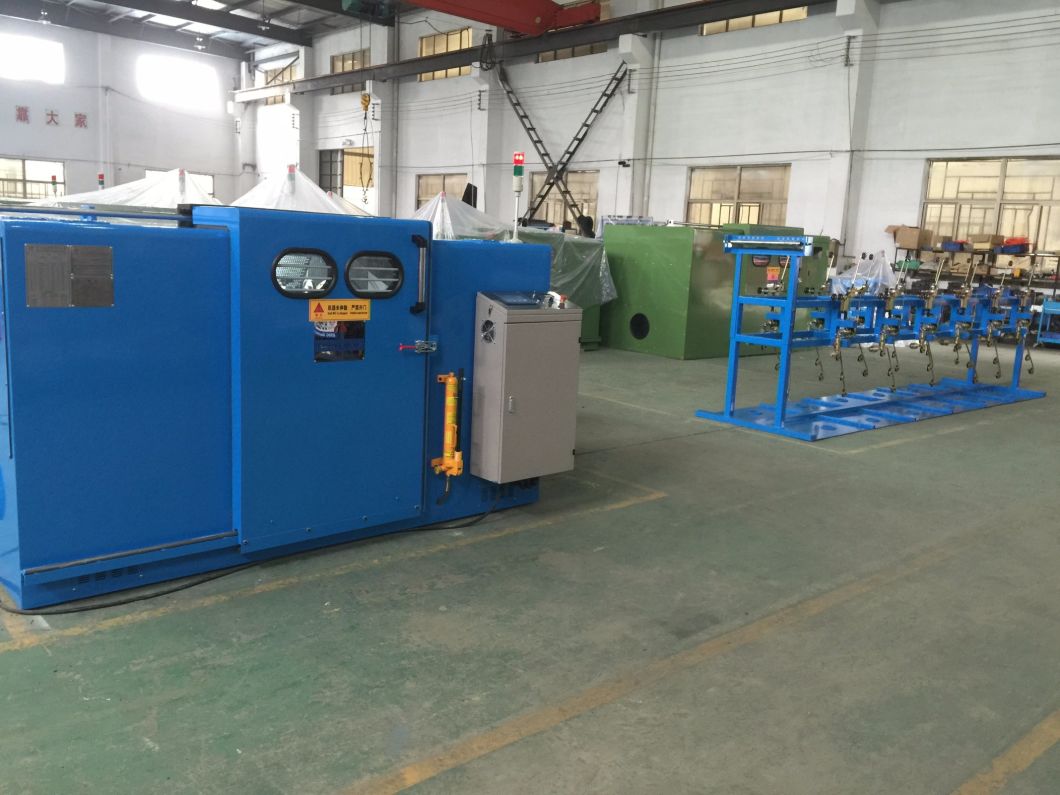 Touchscreen Control PLC Pitch 650p High Speed Buncher Machine Bunching Winding Stranding Drawing Machine for Copper Wire 0.15-1.04mm