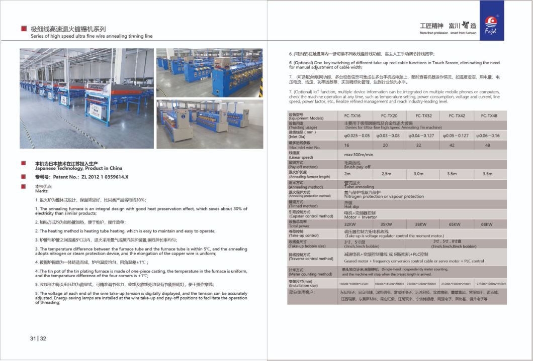 Bare Copper Wire0.03-0.64mm Annealing Tinning Winding Machine Cable Wire Twisitng Making Machinery