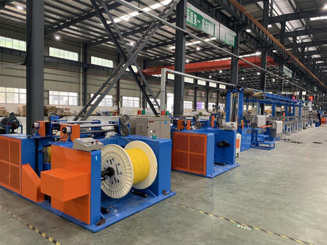 1.0-16.0mm Plastic Cable Wire, Electrical PVC Extrusion Winding Extruder Bunching Buncher Coiling Machine