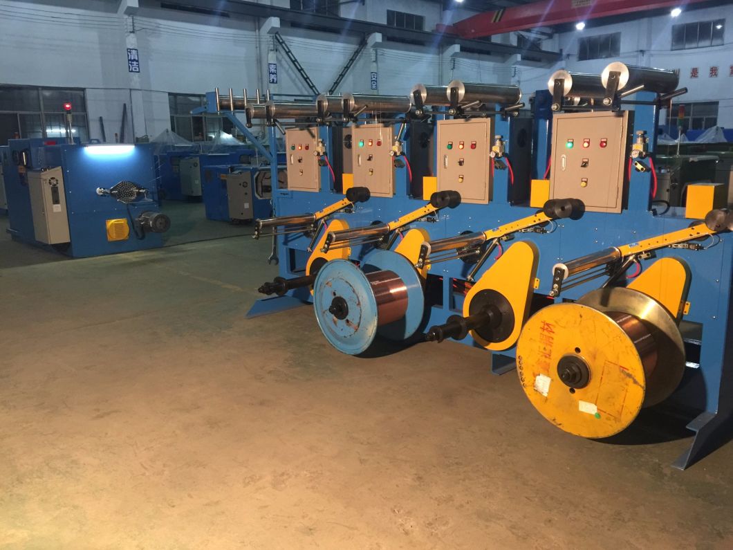 Copper Conductor 0.05-2.52mm Wire and Cable Making Bunching Winding Stranding Twisting Machine