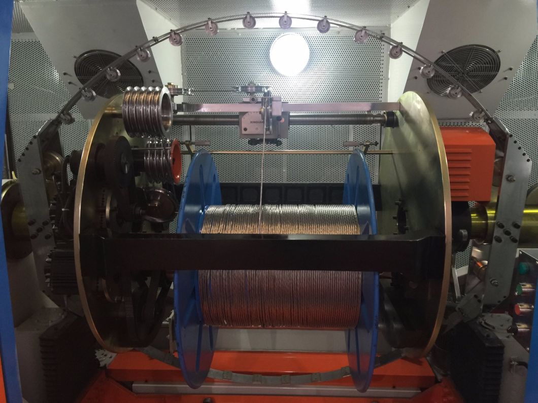 0.05-2.14mm Bare Copper Conductor Wire Making Cable Core Wire Twisting Bunching Bunchers Machine