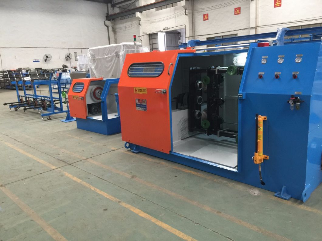 0.5-5.0mm Electrical Cable Conductor Copper Wire Bunchers Winding Double Twisting Stranding Bunching Making Machine