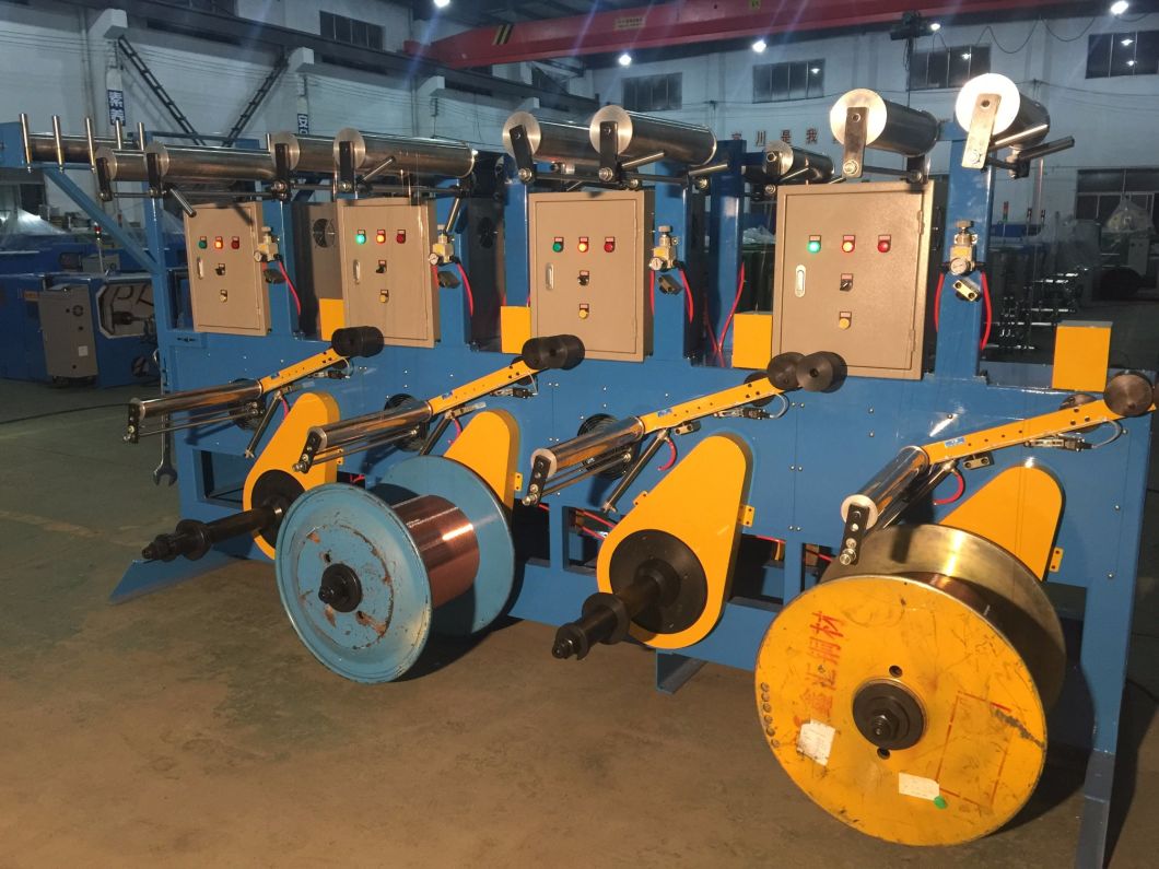 Copper Conductor 0.05-2.52mm Wire and Cable Making Bunching Winding Stranding Twisting Machine