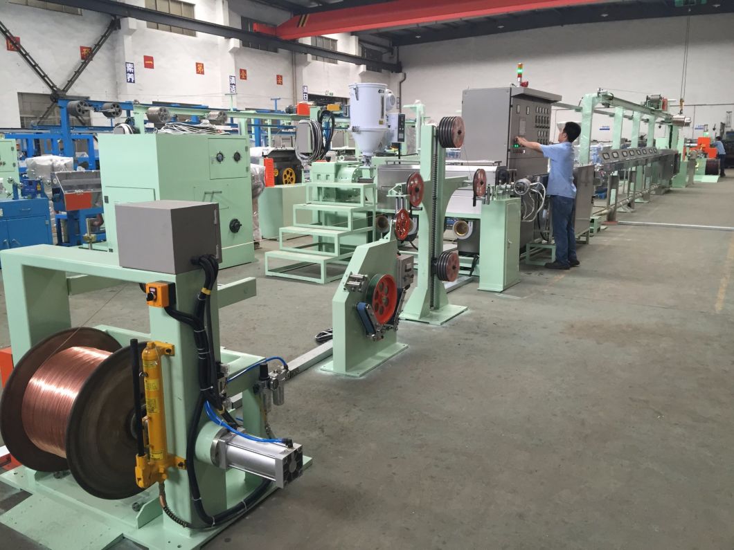 1.0-16.0mm Insulated Cable Wire Extruder Extrusion Bunching Making Machine