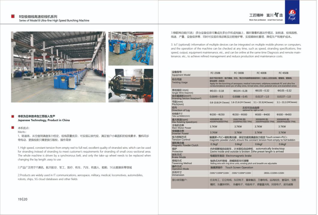 0.05-2.52mm Copper Wire Tinned Wire CCA Wire Double Twisting Bunching Buncher Machine PLC Control High Speed Stranding Machine
