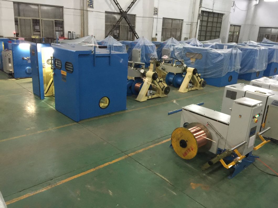 FC-1+6+12coppertinned Wire 0.03-0.64mm Enamelling Drawing Bunching Twisting Making Machine