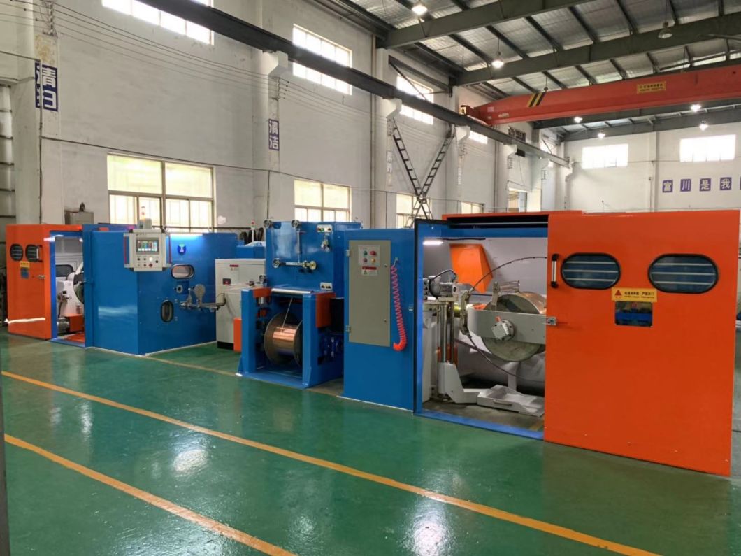 0.04-2.53mm Electrical Copper Cable Wires Twisting Winding Bunching Extrusion Twist Bunchers Machine