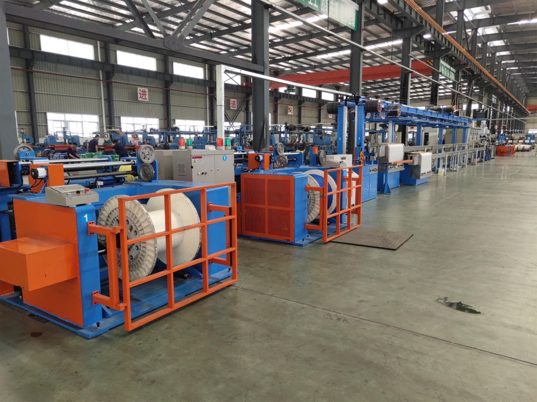 1.0-16.0mm Plastic Cable Wire, Electrical PVC Extrusion Winding Extruder Bunching Buncher Coiling Machine