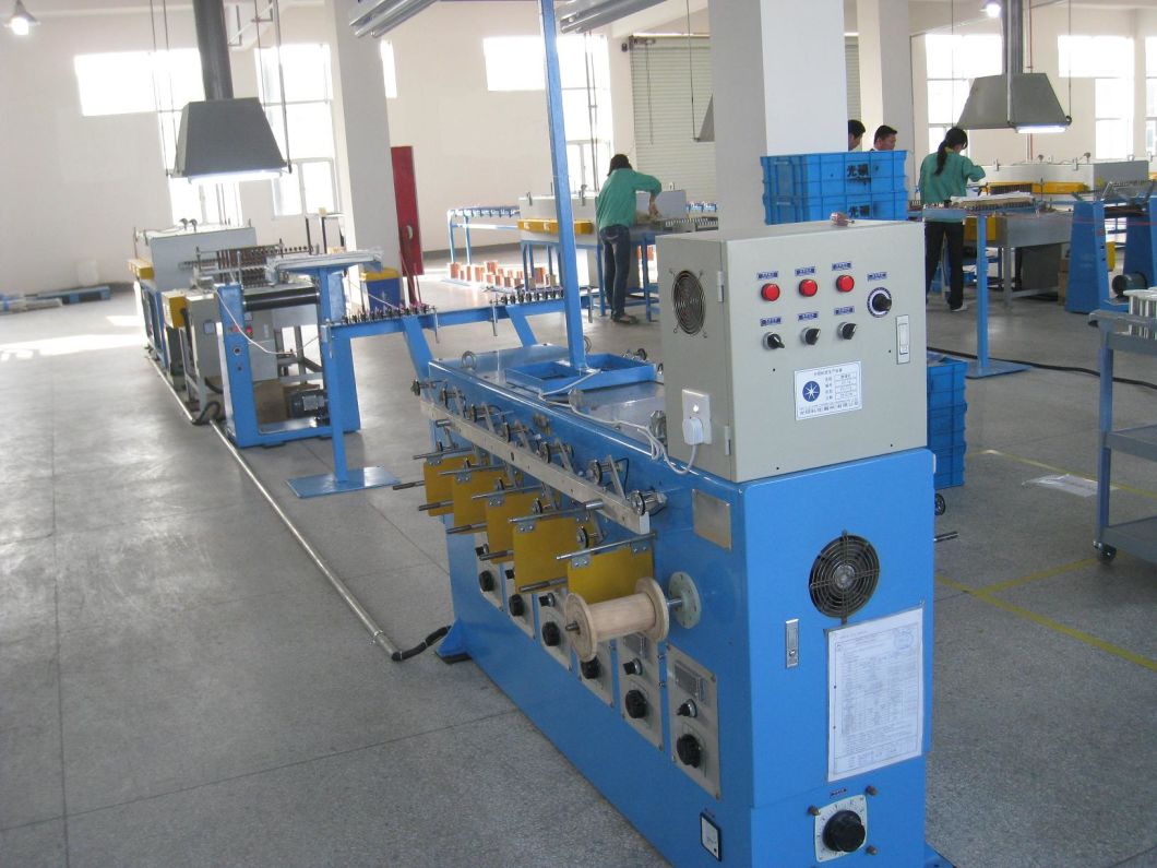0.03-0.50mm Tiny Ultra Fine Alloy Copper Wire Annealing Tinning Making Bunchers Machine