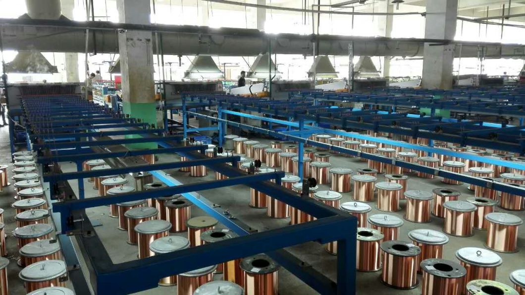 Copper Wire Electrical Cable Making Annealing Tinning Stranding Bunching Drawing Machine