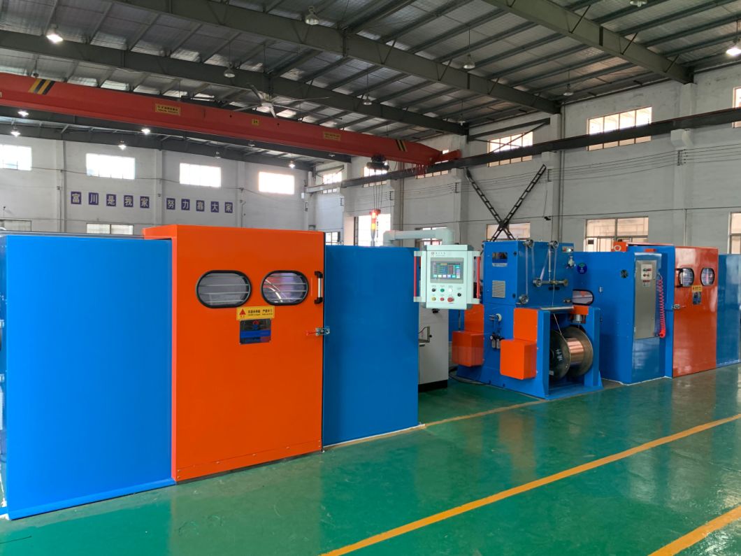 0.04-2.53mm Electrical Copper Cable Wires Twisting Winding Bunching Extrusion Twist Bunchers Machine