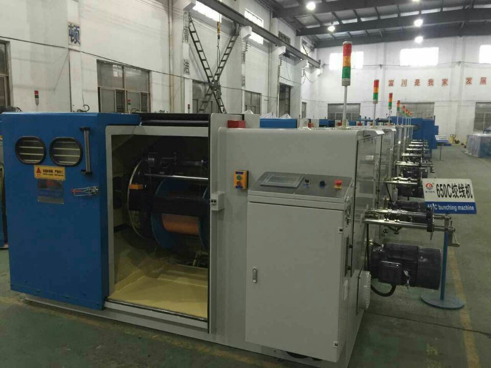 0.04-2.52mm Electrical Cable Copper Wire Making Winding Double Twisting Buncher Bunching Machine