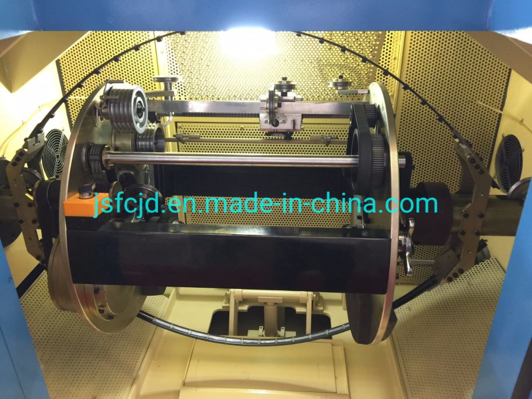 0.04-1.72mm Bare Copper Conductor Cable Wire Twisting Twister Bunchers Bunching Winding Machine