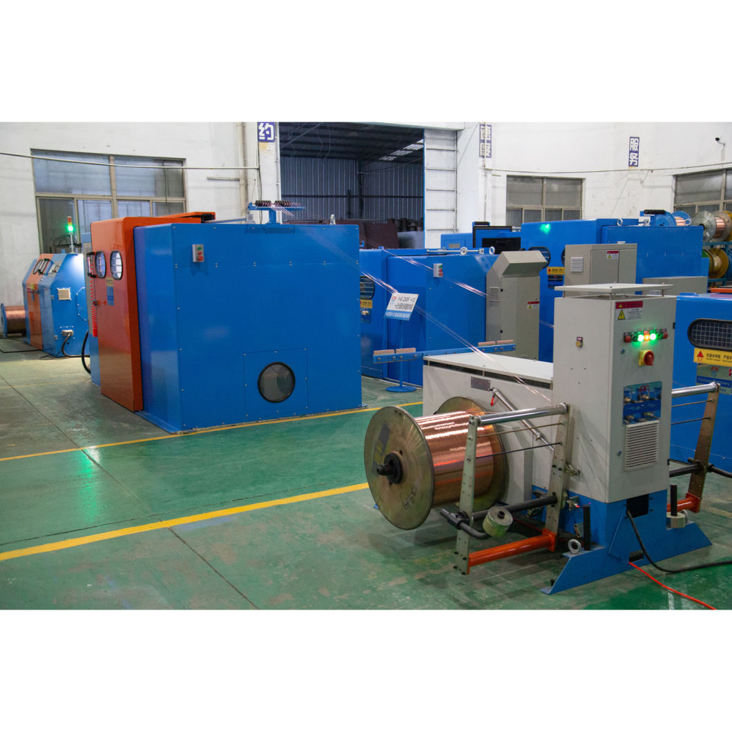 0.05-1.64mm Copper Cable Wire Making Twisting Bunching Buncher Twisting Extruder Extrusion Winding Machine