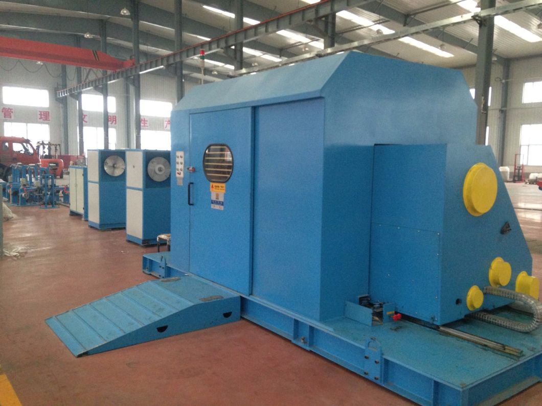 Copper Conductor Electric Wire 0.05-2.52mm Double Twisting Coiling Bunching Buncher Extrusion Extruder Wire Making Machine