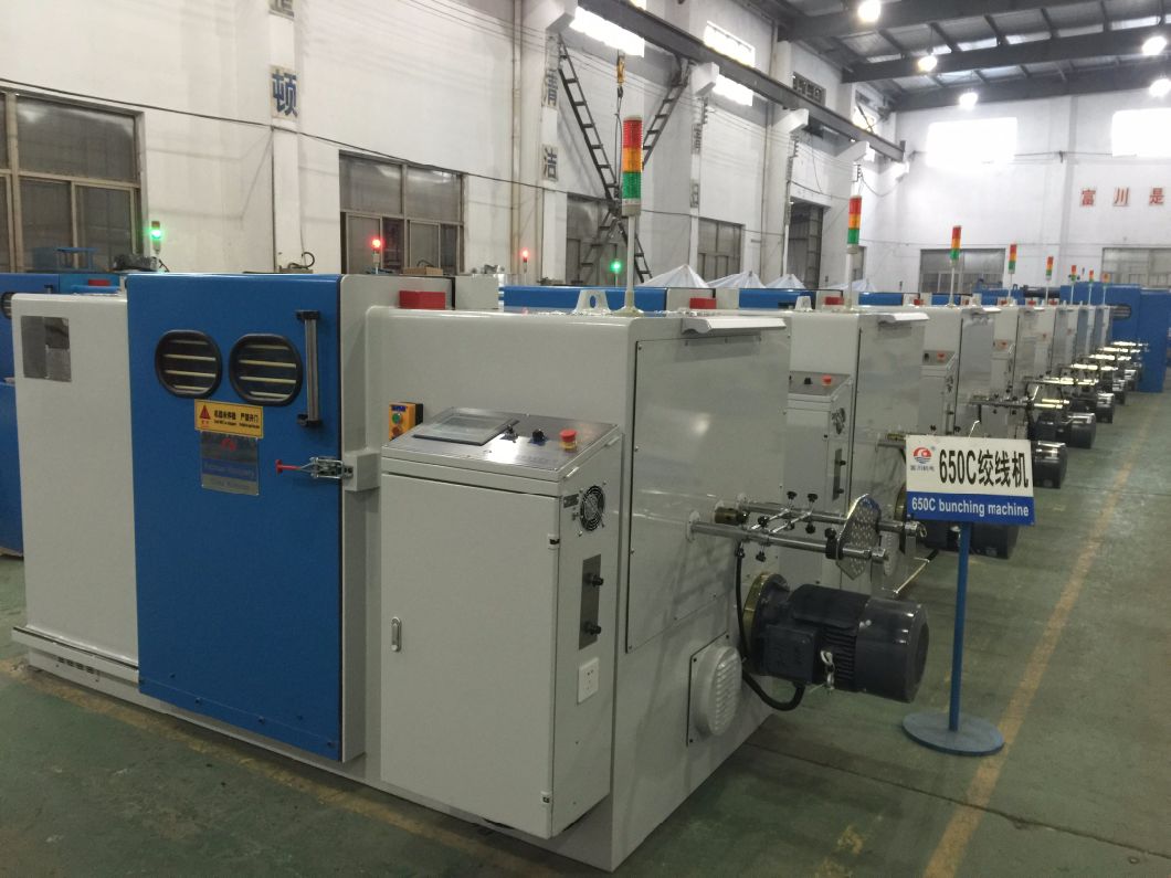 Electrical Cable Core Insulated Copper Wire Twisting Double Twist Bunching Buncher Winding Machine