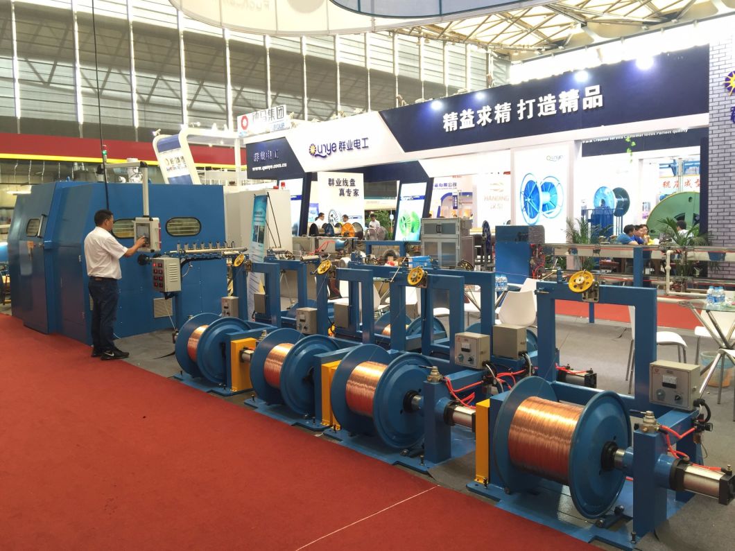 Cable Bare Copper Wire Twisting Stranding Bunching Twist Cable Extrusion Extruder Electrical Machinery Drawing Machine