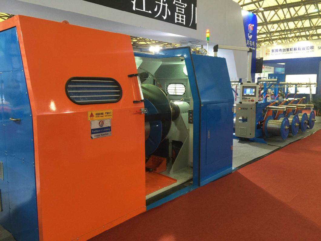 0.05-2.52mm Copper Conductor Wire and Cable Making Twisting Stranding Bunching Buncher Winding Coiling Machine