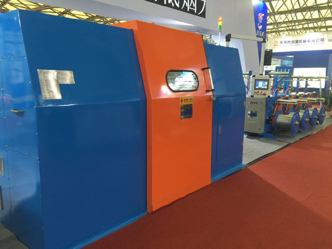 0.05-2.52mm Copper Conductor Wire and Cable Making Twisting Stranding Bunching Buncher Winding Coiling Machine