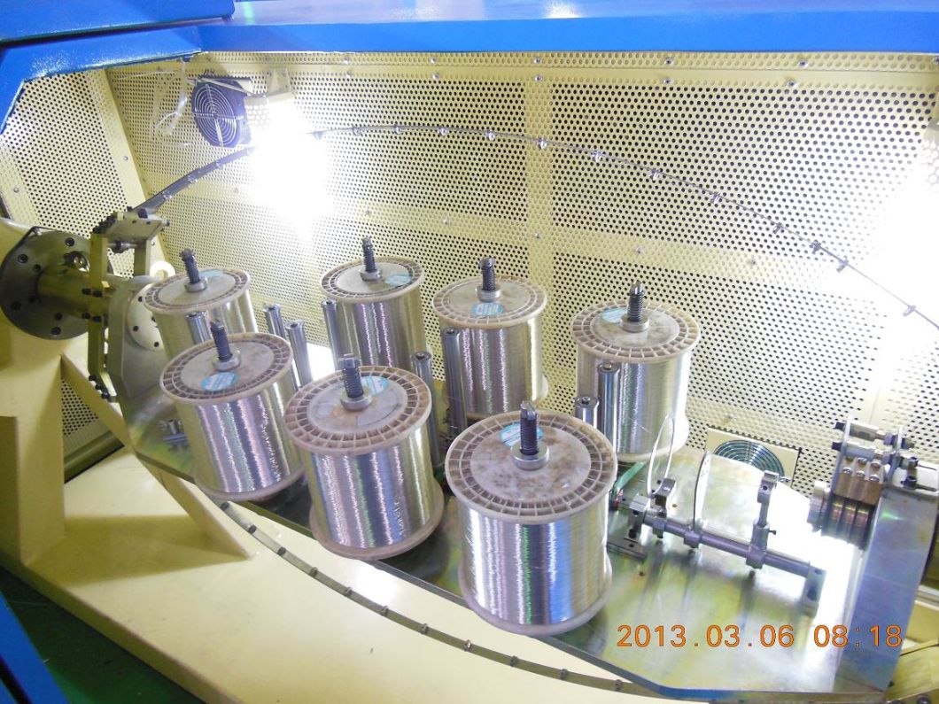 FC-1+6+12copper Wire 0.16-0.32mm Unilay Bunching Buncher Machine Double Twisting Cable Wire Making Machine