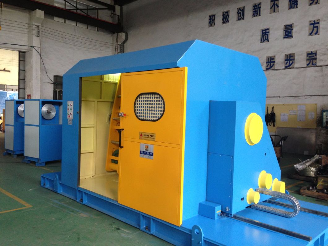 Copper Conductor Electric Wire 0.05-2.52mm Double Twisting Coiling Bunching Buncher Extrusion Extruder Wire Making Machine