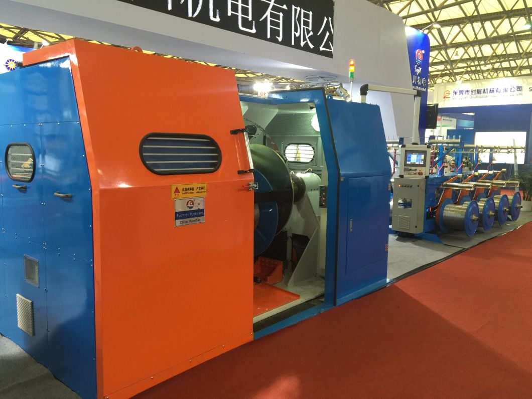 0.05-2.52mm Copper Conductor Wire and Cable Making Twisting Stranding Bunching Buncher Winding Coiling Machine