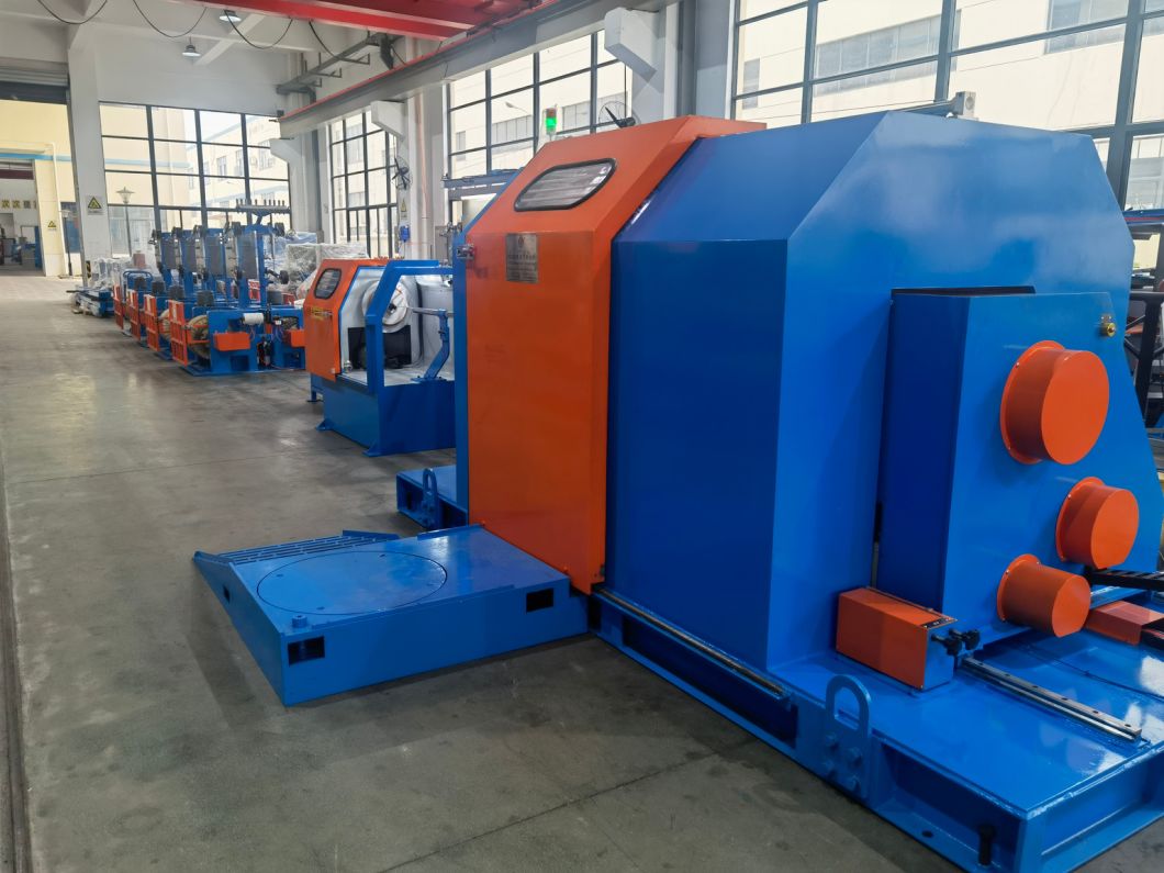 Copper Wire 0.03-1.32mm Single Twist, Double Twisting Twist Extrusion Wire Making Bunching Machine