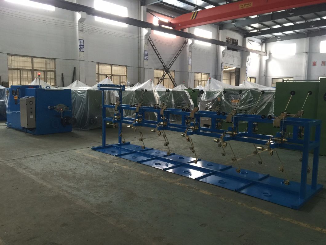 Touchscreen Control PLC Pitch 650p High Speed Buncher Machine Bunching Winding Stranding Drawing Machine for Copper Wire 0.15-1.04mm