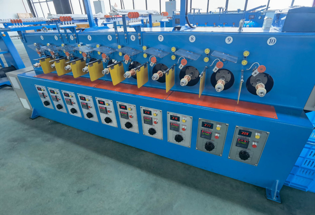 0.03-0.50mm Tiny Ultra Fine Alloy Copper Wire Annealing Tinning Making Bunchers Machine
