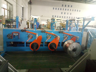 Fuchuan Sky Blue Wire Bunching Buncher Stranding Machine with Stranding Section Area 0.0014 to 0.035mm2